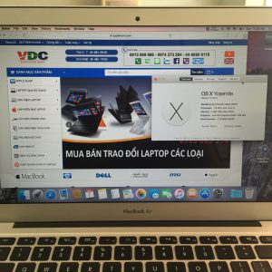 Macbook Air 13 inch Early 2015- MJVE2 i5-1.6GHz Ram 4Gb SSD 128 PCIe 98%