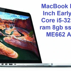 MacBook Pro 13-Inch Early 2013 Core i5-3230M 2.6 GHz ram 8gb ssd 256gb ME662 MacBookPro10,2 A1425 EMC 2672