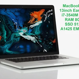 MacBook Pro 13inch Early 2013 Core i7-3540M 3.0GHz RAM 8GB SSD 512GB MacBookPro10,2 A1425 EMC 2672