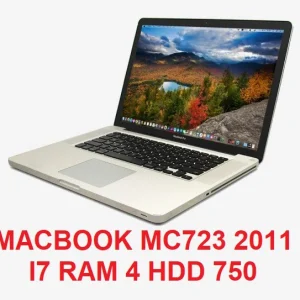 MacBook Pro 15-Inch Core i7 2.2GHz 2720QM ram 4gb hdd 750GB Early 2011 MC723 MacBookPro8,2 - A1286 - 2353-1