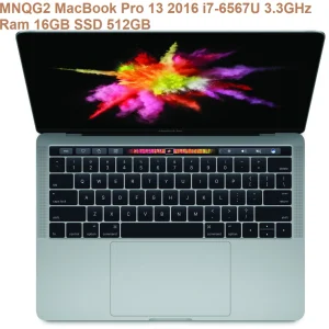 MNQG2 MacBook Pro 13inch Touch Late 2016 Core i7-6567U 3.3GHz Ram 16GB SSD 512GB