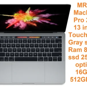 MacBook Pro 13 Touch 2018 Core i5-8259U 2.3GHz Ram 8GB SSD 256GB MR9Q2 Model A1989 EMC 3214