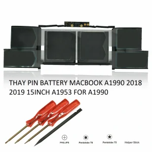 THAY PIN BATTERY MACBOOK A1990 2018 2019 15INCH A1953 FOR A1990