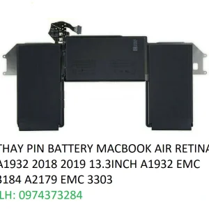 THAY PIN BATTERY MACBOOK AIR RETINA A1932 2018 2019 13.3INCH A1932 EMC 3184 A2179 EMC 3303