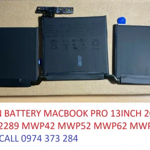 THAY PIN BATTERY MACBOOK PRO 13INCH 2020 A2251 A2289 MWP42 MWP52 MWP62 MWP72 MWP82