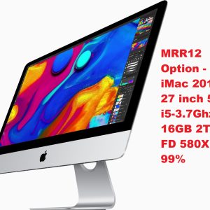 iMac 27-Inch Retina 5K 2019 MRR12 Core i5-3.7GHz Ram 16GB SSD 128GB + 2TB - iMac19,1 - A2115 - 3194